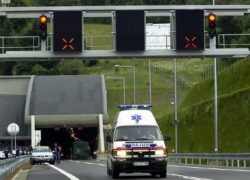 Uzávierka tunela Branisko Tunel